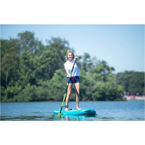 2022 Jobe Aero Yarra 10'6 Stand Up Paddle Board Package 486421002 - Board, Bag, Pump, Paddle & Leash - Teal